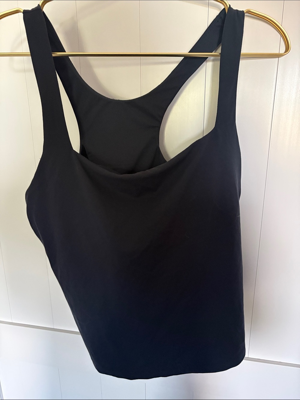 all in motion Black Racerback Tank Top
